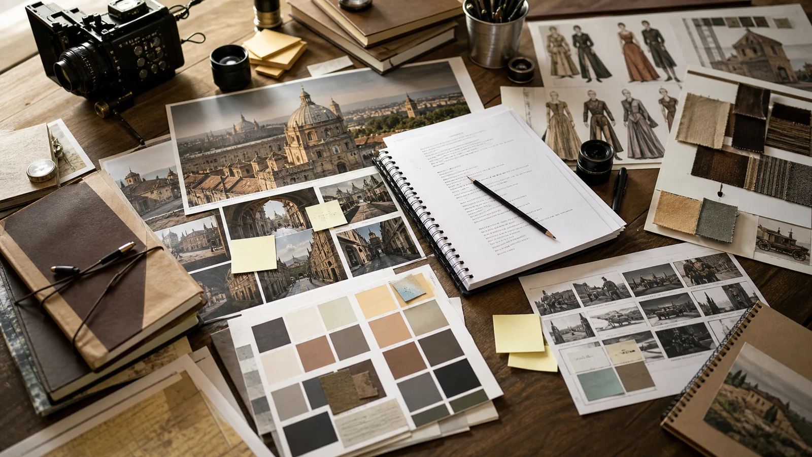 What is research in film production?